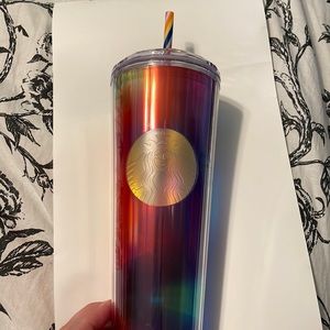 Starbucks 2021 Summer Rainbow Kaleidoscope 24oz Venti Tumbler